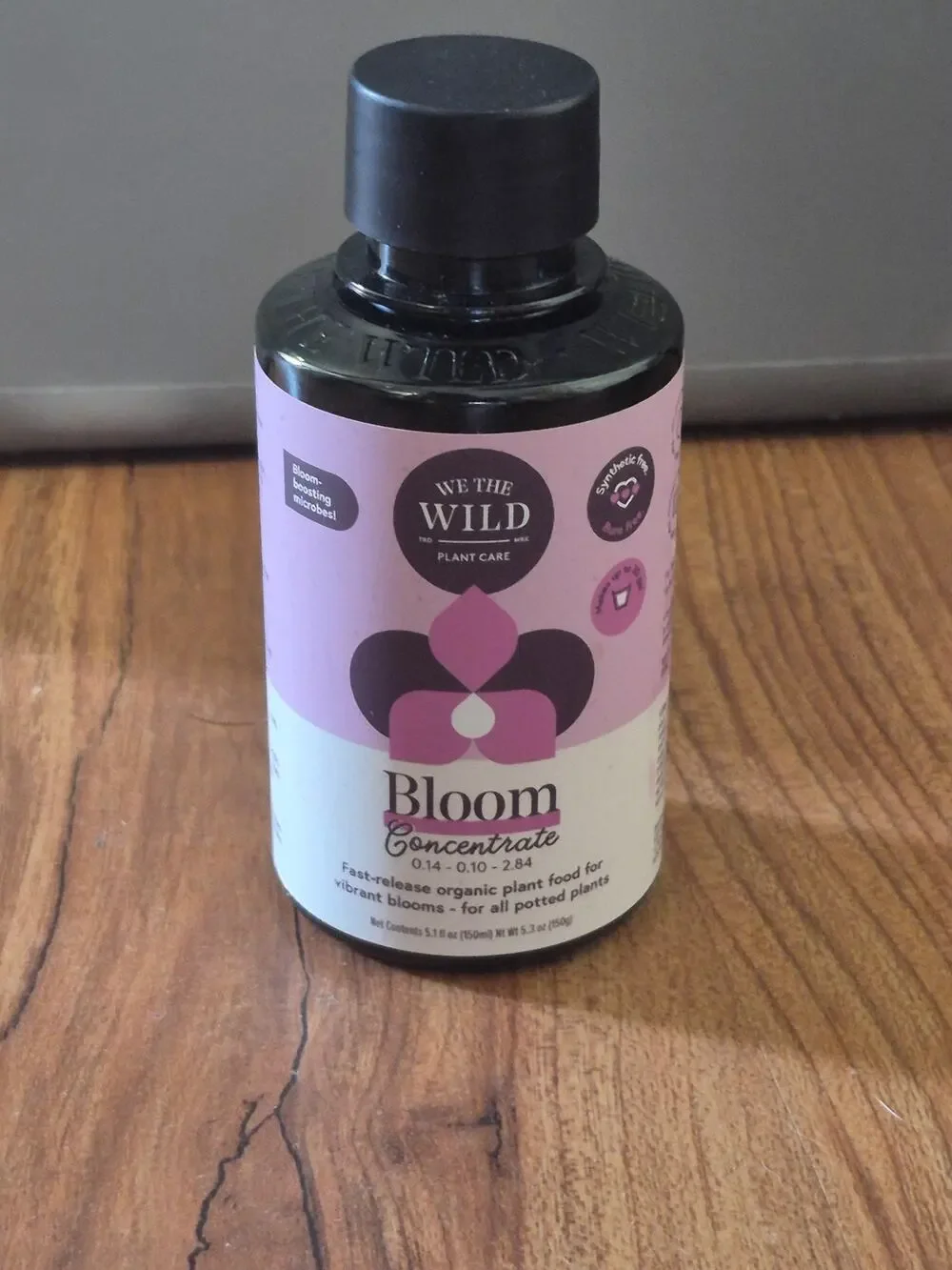 WE THE WILD Bloom Concentrate Fast-Release Organic Plant Food 5.3 fl oz s15